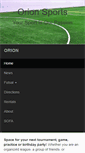 Mobile Screenshot of orionsports.ca